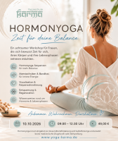 Hormonyoga Workshop Zeit für deine Balance